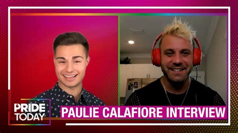 Paulie Calafiore Talks Coming Out & The Perks of His。